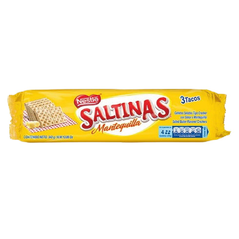 GALLETA SALTINAS 3U 342G MANTEQUILLA
